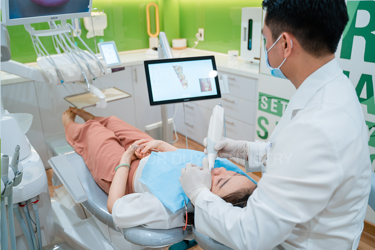 scan răng 3d trước khi niềng răng dr duy dentistry