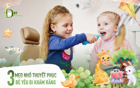 3 mẹo nhỏ thuyết phục bé yêu đi khám răng